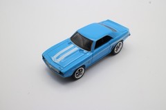 Hot Wheels Premium Fast & Furious 1969 Chevy Camaro Yenko Blue Loose Real Riders