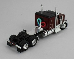 DCP 1:64 *RED* Peterbilt 589 58″ Flattop w/53′ VAN TRAILER *NIB*