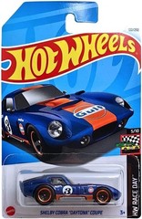 Hot Wheels 2024 HW Race Day 5/10 Dark Blue Gulf Shelby Cobra “Daytona” Coupe
