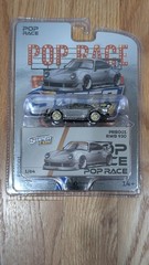 1:64 Pop Race Porsche 911 930 RWB Silver Chrome Las Vegas Supercon 2026