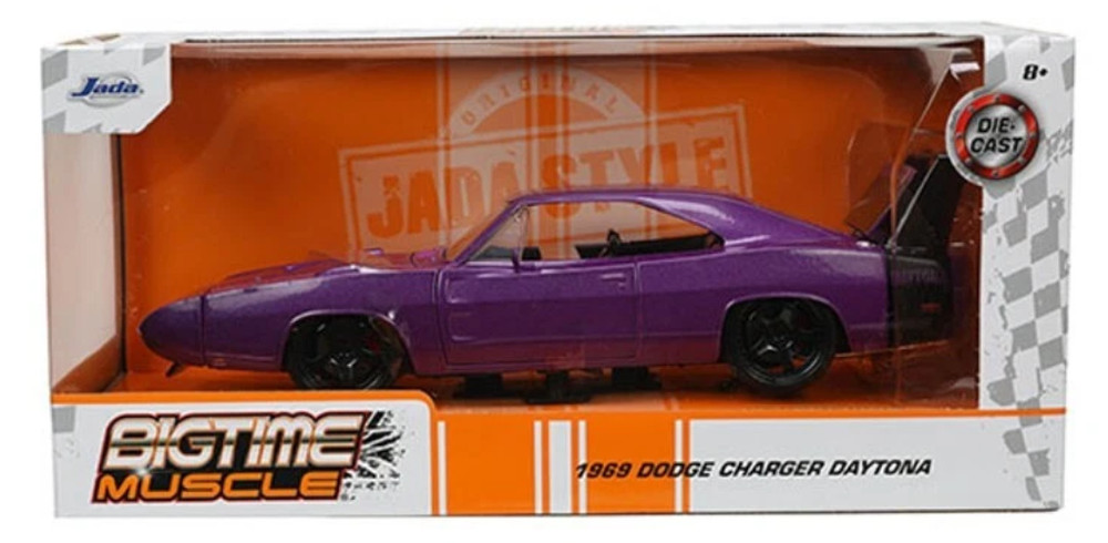 Diecast Purple 1969 Dodge Daytona Jada 1/24 New