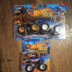 2025 lot of 3 Hot Wheels Monster Trucks BIGFOOT 50TH Leading Legends New