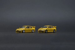 BM CREATIONS – Mitsubishi Lancer Evolution VII Yellow RHD