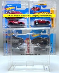 GuardTek Protector Case Fits Hot Wheels Ferrari 458 Italia Black Short (10 pcs)