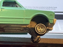 Matchbox 1968 Chevy C10 With Custom lowrider 3D printed Wheel Swap