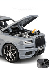 1:32 Rolls Royce Cullinan SUV Alloy Diecast Car Model w/ Sound & Light