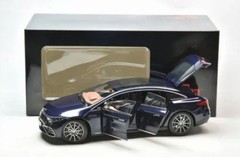 NZG 1/18 Mercedes-Benz MB EQS pure electric sedan, five open, alloy car model