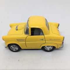 Kinsfun 1955 Ford Thunderbird Die Cast Car Pull Back N Go – Crack in windshield