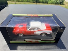 VINTAGE ERTL 1971 Plymouth Hemi Cuda red Campbell Collectibles 2001 Club Mopar