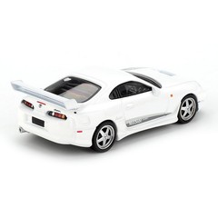 MINI GT TOYOTA SUPRA VELISIDE COMBAT V-1 1/64 DIECAST MODEL CAR WHITE MGT01104