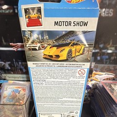 2019 Hot Wheels Motor Show 5-Pack Diecast Viper Aston Martin Lamborghini Jaguar