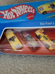 Hot Wheels Racer Gift Pack Of 6 Funny Cars – VTG 1982 Mongoose & Snake Series