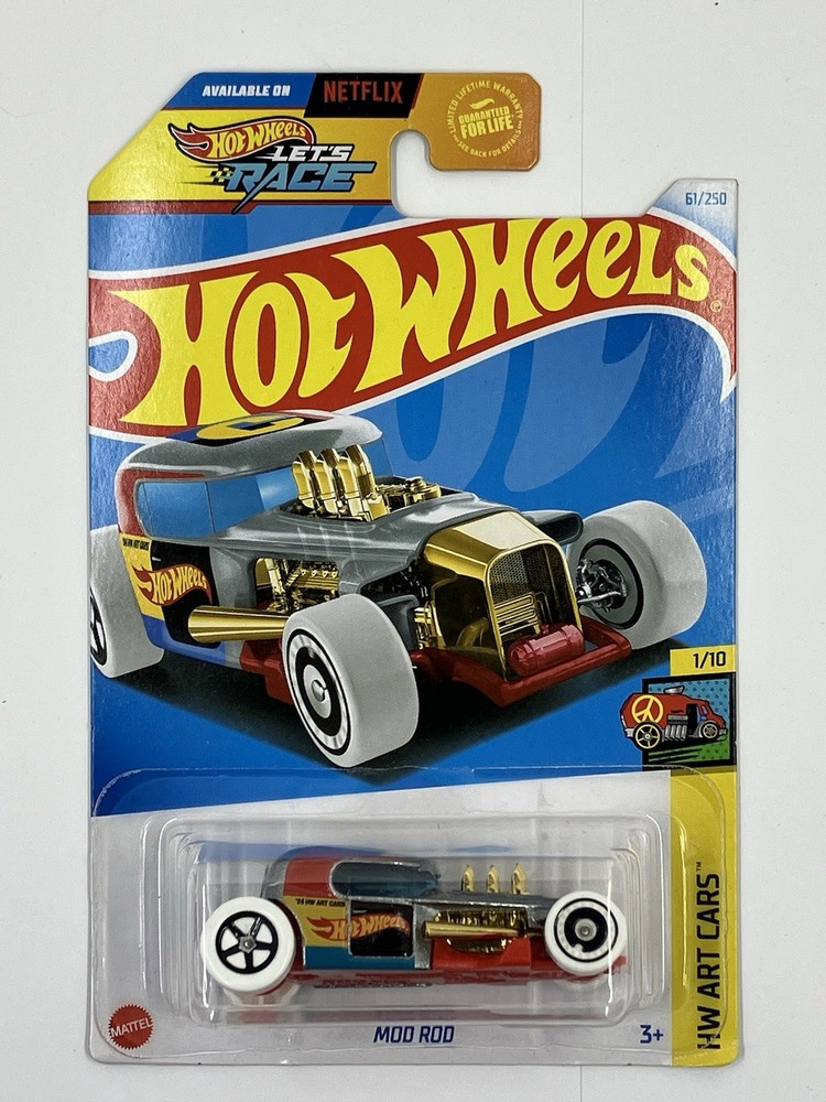 Hot Wheels – HW ART CARS 1/10 Mod Rod #61/250 (Silver)