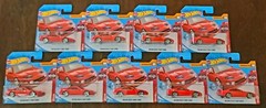 Hot Wheels 2019 Nissan 300ZX Twin Turbo Red HW Nissan #3/5 Short Card (Lot of 9)