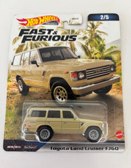NEW Hot Wheels Fast & Furious Toyota Land Cruiser FJ60 1/64 NRFB 2/5