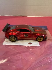 587-Metallic Red Marvel Iron Man 2016 Chevy Camaro SS Die Cast Car 5 Inch