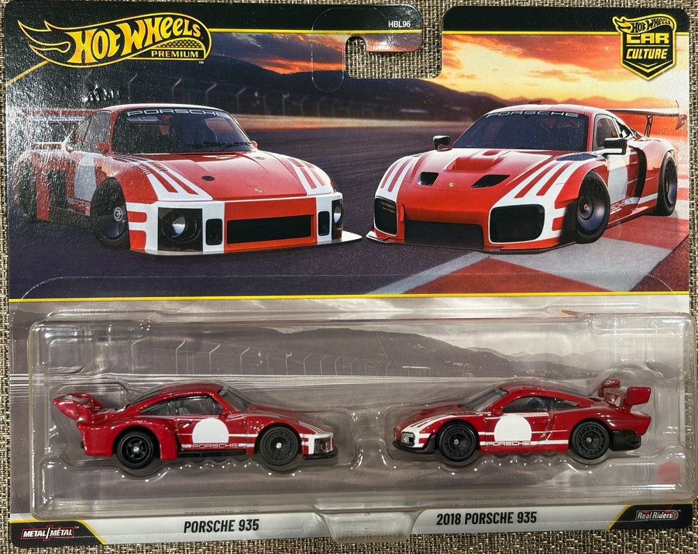 2026 Hot Wheels Car Culture 2 Pack Porsche 935 & 2018 Porsche 935, Free Shipping