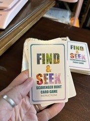 Find and Seek Scavenger Hunt Outdoor Indoor Card Game for Kids – Free Ship