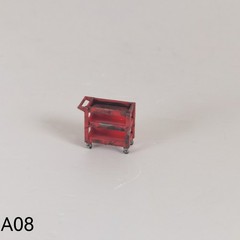 1/64 Diorama Car Garage Tool Cart Model Diecast Car Repair Workshop Accessories