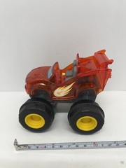 Blaze Mattel 2016 Viacom Battery Operated Car (Not Working) 4” Tall X 5” Long
