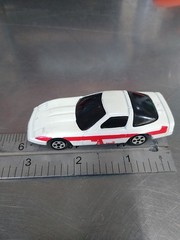 Vintage 1980’s Ertl – A-TEAM 1:64 Diecast White Replica CHEVROLET CORVETTE