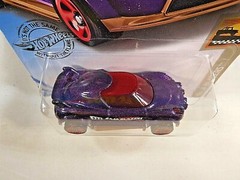 2019 Hot Wheels #42 Baja Blazers 5/10 HI BEAM Purple Variant w/Red 5 Spoke Wheel