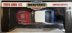 Ertl American Muscle Thunder 1969 S/S AMX Pete’s Patriot Die Cast Car 1:18 Scale