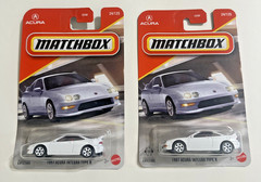 2026 MATCHBOX #24/125 – 1997 ACURA INTEGRA TYPE R WHITE NEW VHTF Lot of 2