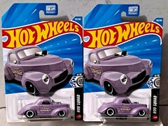 2026 Hot Wheels ’41 Willys #153 Matte Light Purple – Set of 2