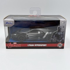 Jada Marvel Avengers Black Panther Lykan Hypersport Metals Die Cast Car 1:32