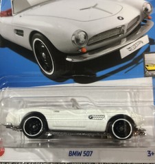 hot wheels bmw 507, white
