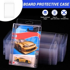1:64 Scale Clear Model Toy Car Display Box Show Storage Case Dustproof 50-200PCS