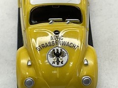 Herpa 1:87 VW Bug Kafer Yellow ADAC Strassenwacht diecast, NIB, RARE