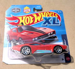 2026 hot wheels xl count muscula #12/24/red/new 2026