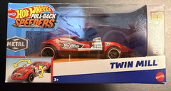 Hot Wheels Pull-Back Speeders Twin Mill 1:43 Metal Red Pull Back 2003