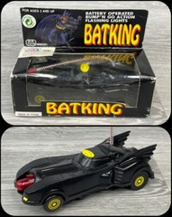 Vintage Batman Batking, KO Bootleg, Batmobile Bump & Go, Michael Keaton