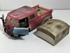 JADA FOR SALE 1963 VW VOLKSWAGEN BUS PICKUP 1:24 DIECAST MODEL CAR NEW NO BOX