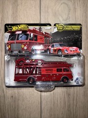 Hot Wheels Premium Car Culture Team Transport Ferrari 250 GTO & Transporter