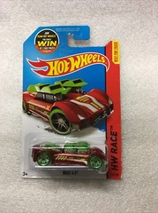 2015 Hot Wheels HW RACE What-4-2 #141/250 Clear Red Version New On Card B138
