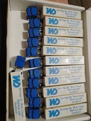 Box of 12 Road Champ Toy Semi Trucks for one money.