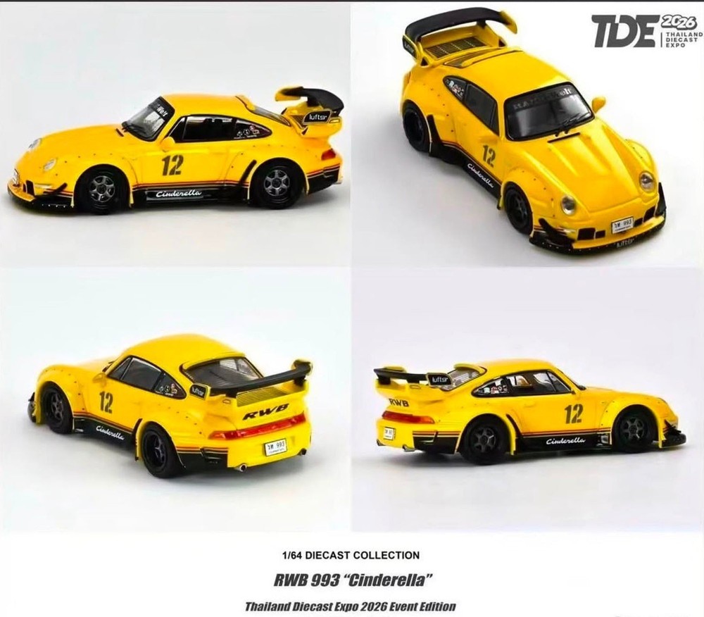 INNO64 1:64 Porsche RWB 993 Cinderella TDE Exclusive