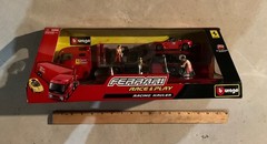 Burago 1:43 Ferrari Race & Play Racing Hauler | 599XX | New in Box | Rare