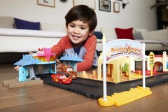 Disney and Pixar Cars on the Road Playset with 2 Toy Vehic
