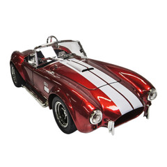 1:24 Ford Shelby Cobra 427 S/C Diecast-Light Sound Vintage Charm for Collectors