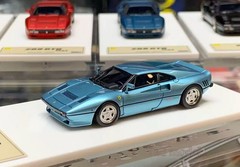DMH 1:64 Resin car model Ferrari 288 GTO ice blue