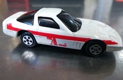 Vintage 1980’s Ertl – A-TEAM 1:64 Diecast White Replica CHEVROLET CORVETTE