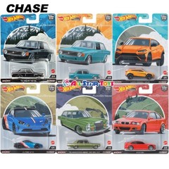 HOT WHEELS 2022 CAR CULTURE Auto Strasse Q CASE 957Q 6PC SET INCLUDE CHASE NIB