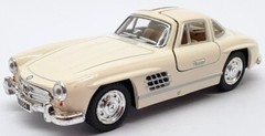 Kinsmart 1/36 KT5346D – 1954 Mercedes Benz 300 SL Coupe Pull Back and Go – Cream