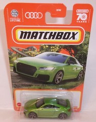 2023 MATCHBOX 1:64 MBX HIGHWAY 2/100 GREEN 2020 AUDI TT RS COUPE
