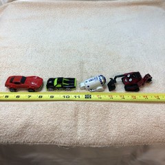 LOT OF 4 DIFFERENT TV MOVIES DIE CAST CARS